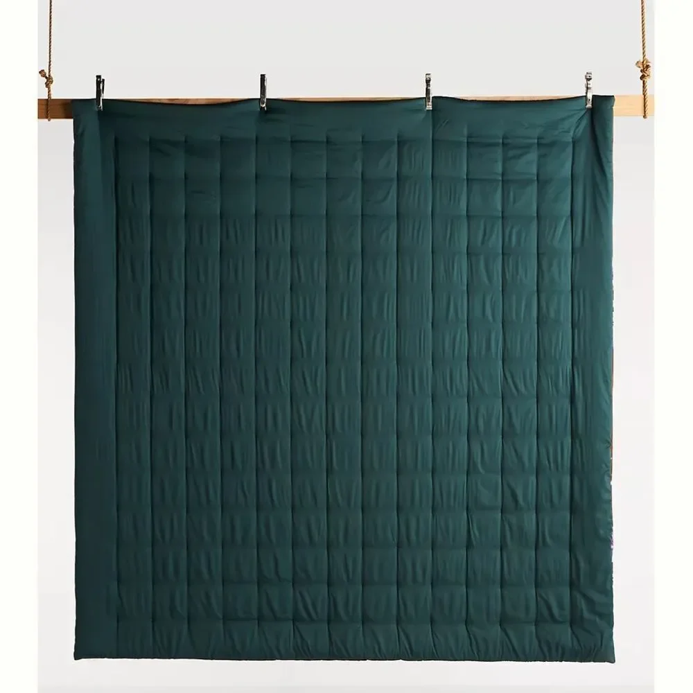 Anthropologie Velvet Orla Quilt